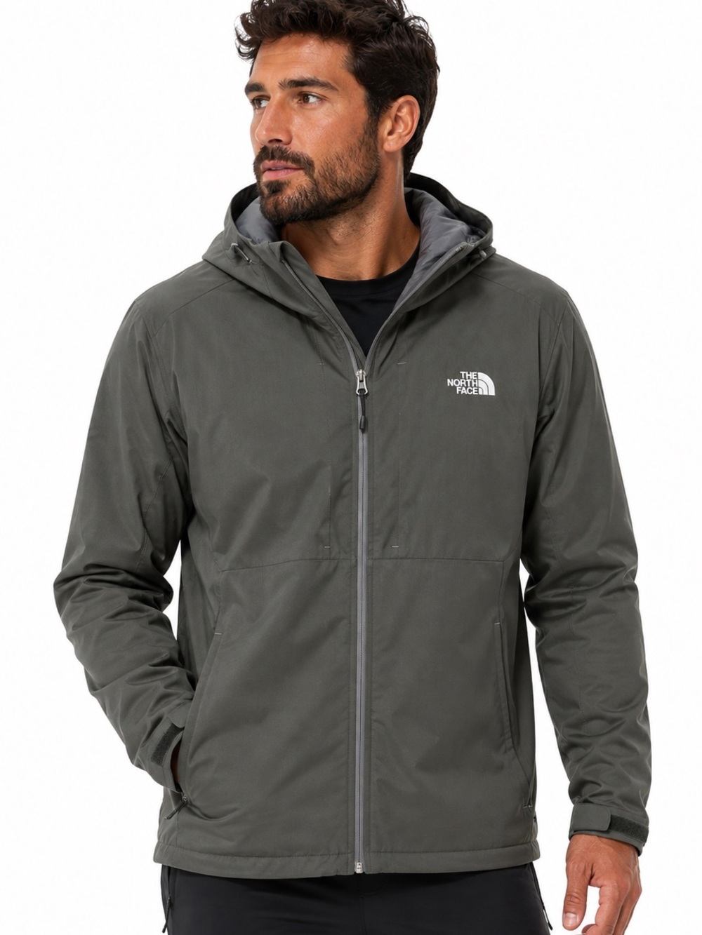 The North face men’s Apex elevation insulated jacket size XL gray